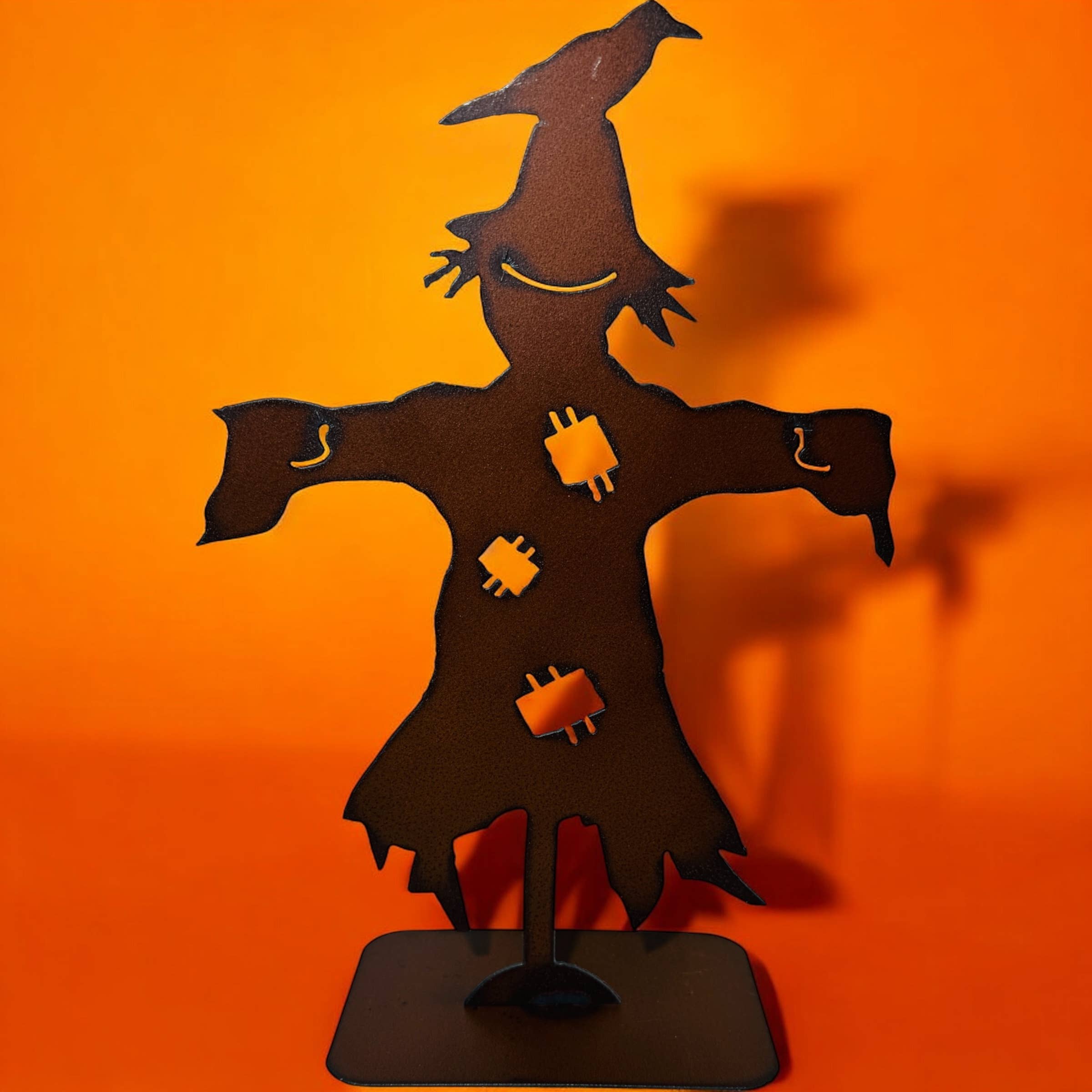 Whimsies - Wholesale Decorative Tabletop Object - Scarecrow tabletop standing metal  outdoor indoor sculpture6