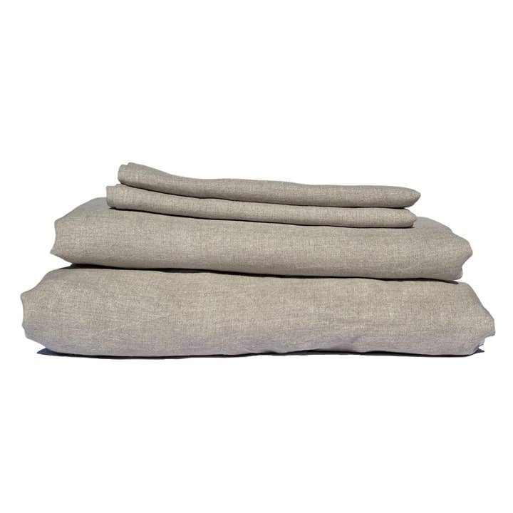 DABU - Wholesale Sheet Set - Natural | Linen Sheets5