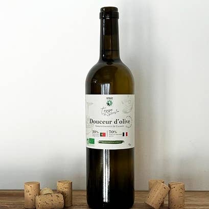 0.75l Bottle of Organic Olive & Sunflower Oil C/R for wholesale by Olival d'Ouro/Terre de sens