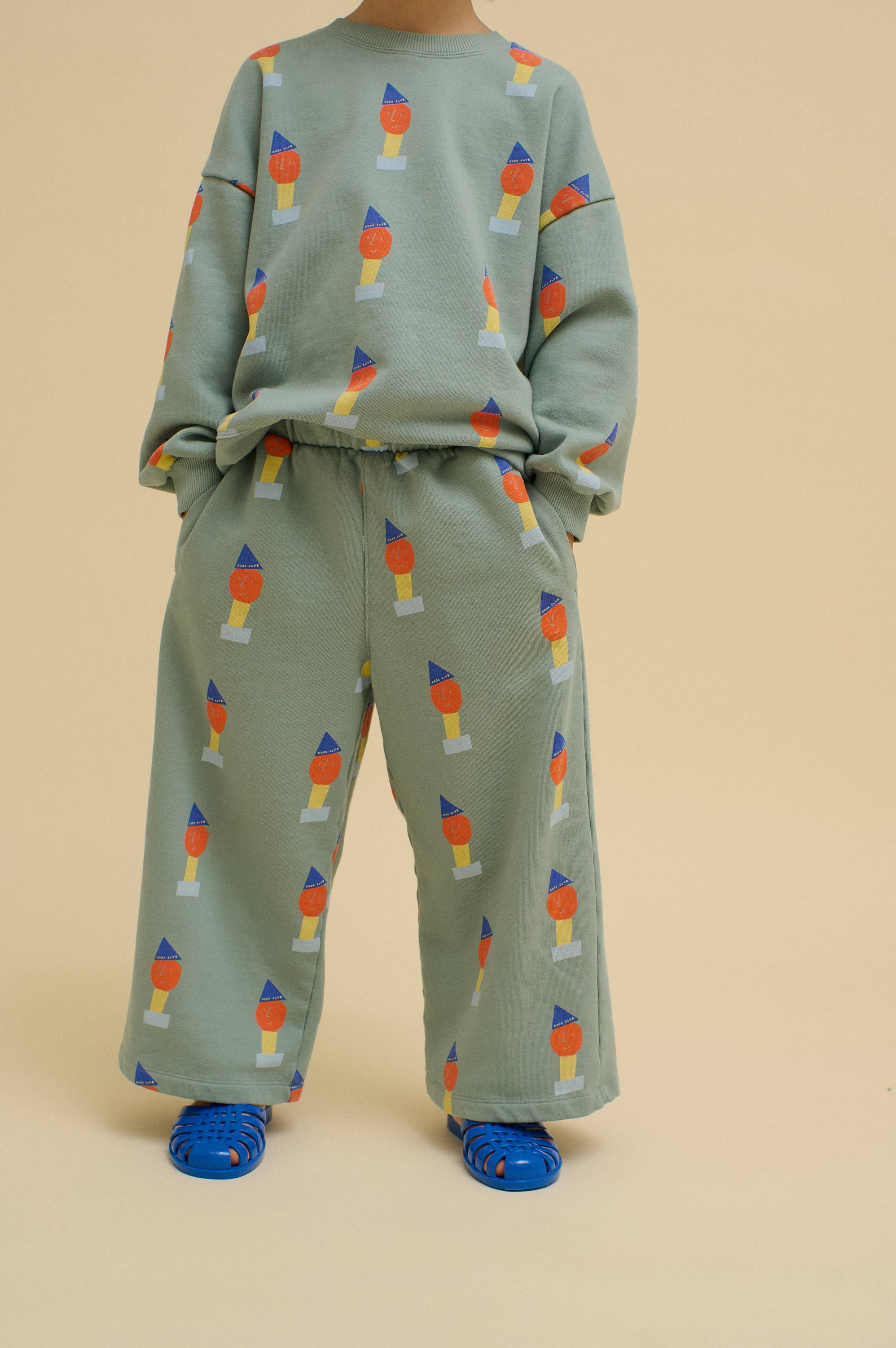 Green PLAYFUL WIDE PANTS for wholesale on Faire3