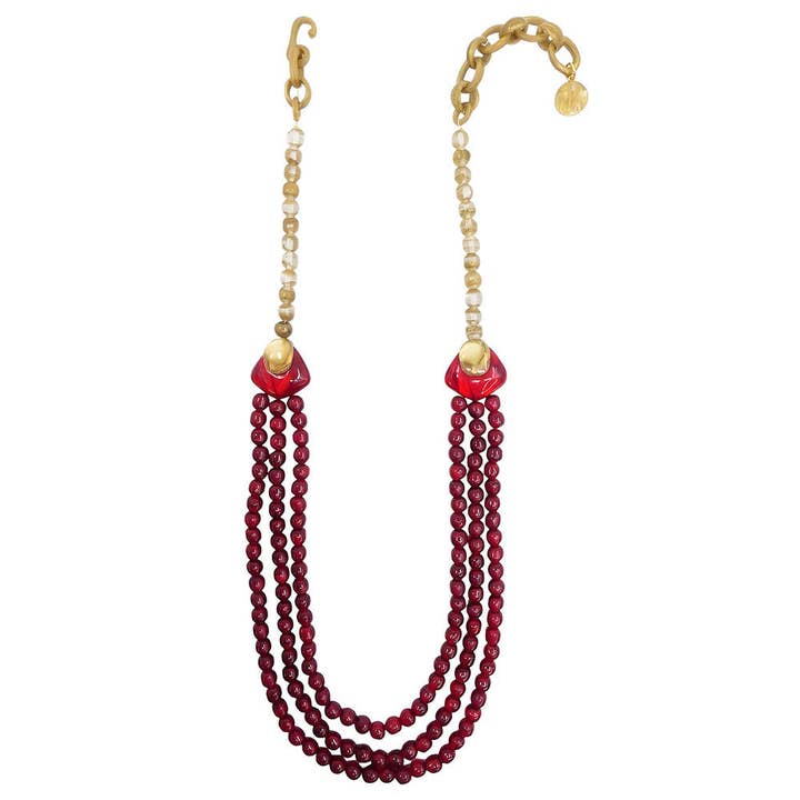 Bera Halskette - 1300439 für den Großhandel von Dominique Denaive Paris