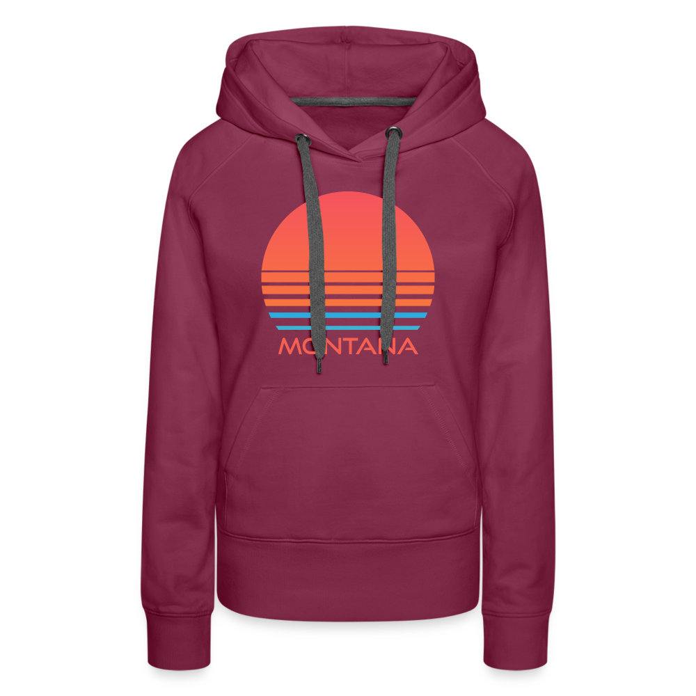 Hey Mountains - Wholesale Hoodie - Women's - Premium Women's Montana Hoodie - Retro 80s1