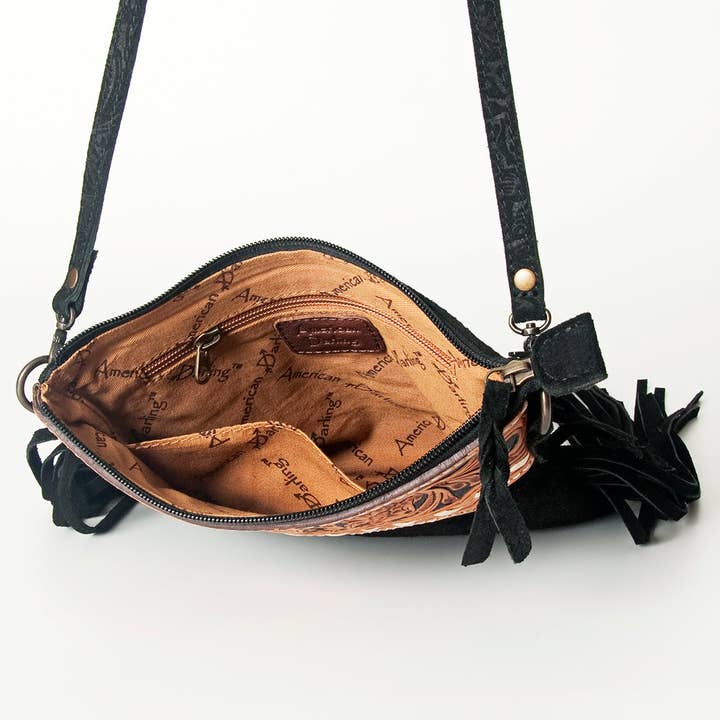 LS Western - Wholesale Crossbody Bag - Women's - ADBG109DM1 Crossbody Genuine Leather Western Leather Bag