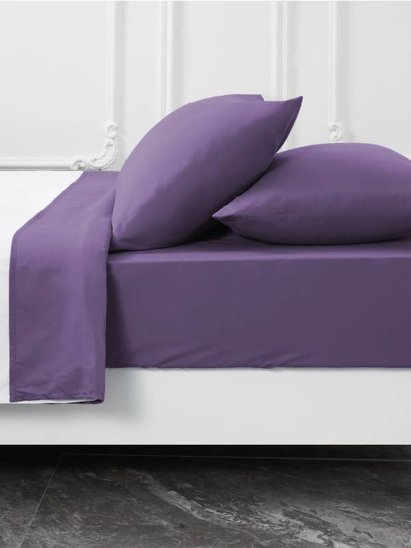 Ensembles de taies d'oreiller en bambou violet - Frais et confortable en bambou pour la vente par Okao Home Goods