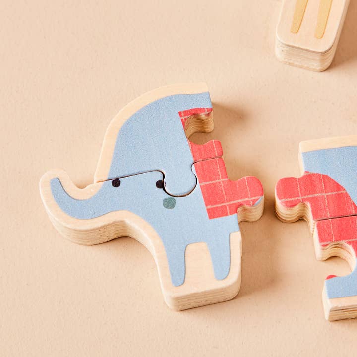 Just Bee Kids - Wholesale Puzzle - Kids - Just Bee Kids Set of Safari Puzzles FSC3