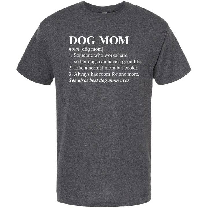 Dog Mom T-Shirt for wholesale by Jailbird Designs