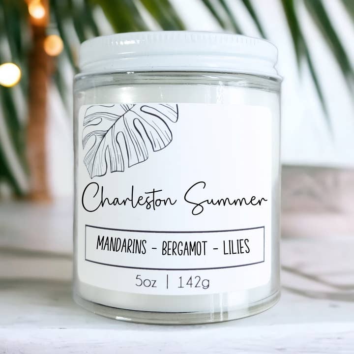 Charleston Summer Wood Wick Candle - Citrus Light for wholesale by ShoreItUp