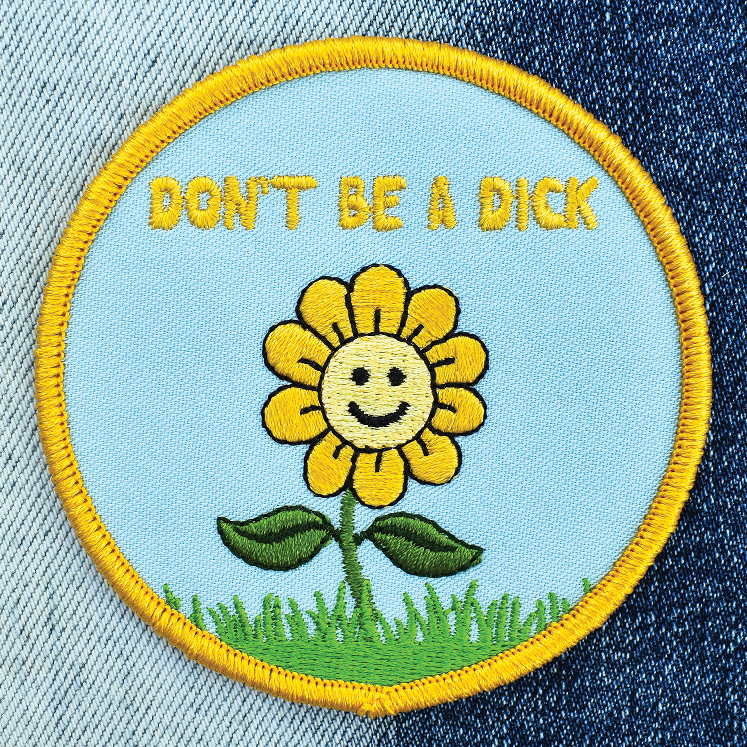 Retrograde Supply Co. – Emblema por atacado – Don't Be a Dick (Patch Iron-On)1