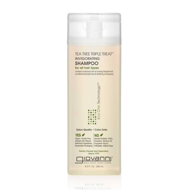 Giovanni Cosmetics - Wholesale Hair Shampoo - GIOVANNI Tea Tree Triple Treat Invigorating Shampoo 8.5 oz.