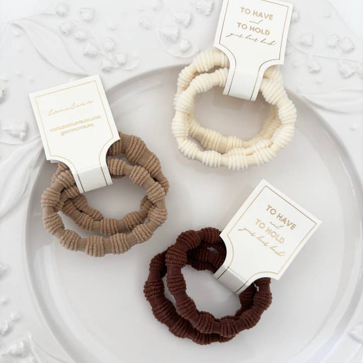 LoveLina - Wholesale Hair Tie - Everyday Ribbed Hair Ties (GOGA)1
