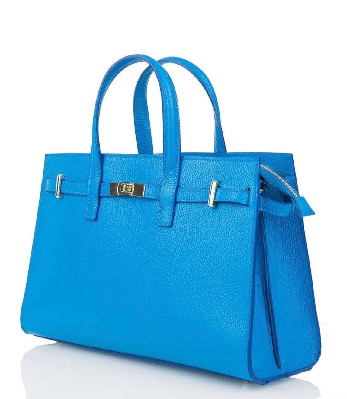 momo bags - Wholesale Top Handle Bag - Women's - Lexi Turquoise  Leather Hand Bag2