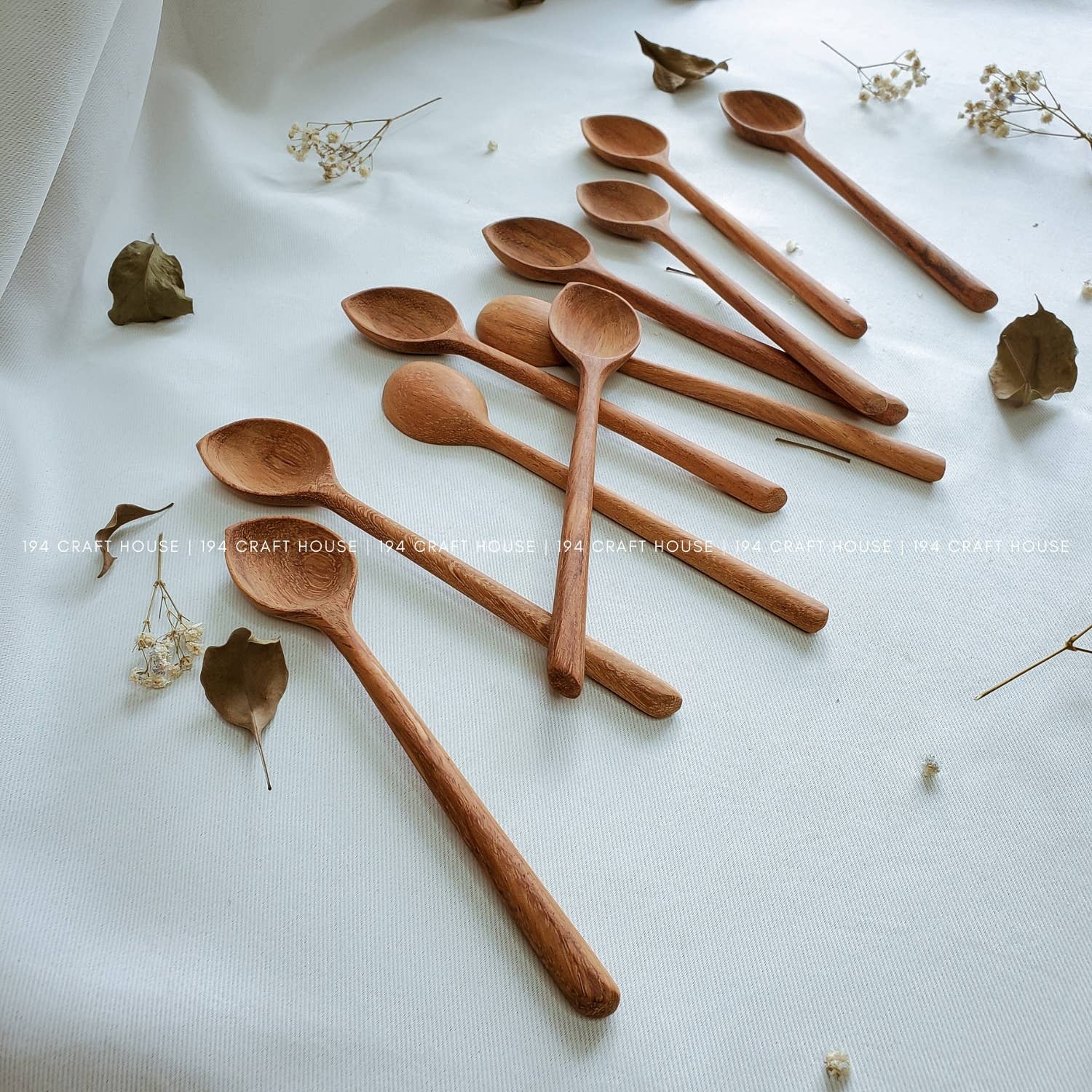 194 Craft House - Wholesale Serving Utensil - Wooden Stirring Spoons For Tea/Coffee - Serving Spoons8