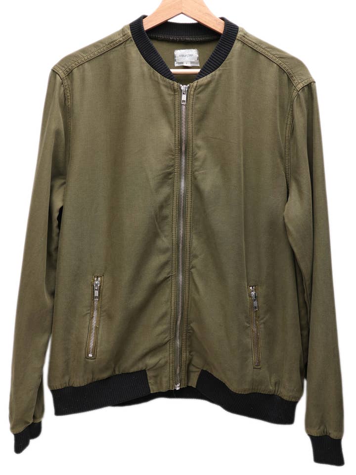 Women's Military Jacket Soft & Comfy with Zipper for wholesale by Lady Curvaceous