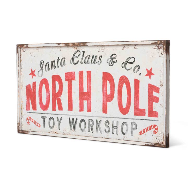 Plaque en fer pour atelier de jouets de la collection Park Hill pour la vente par Park Hill Collection