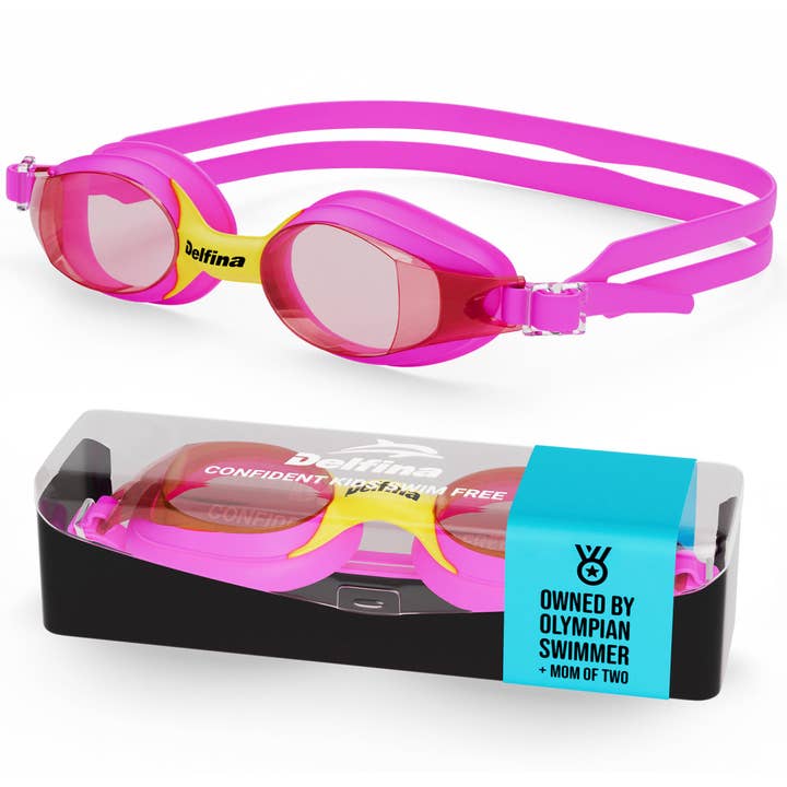 LUNETTES DE NATATION DE PERFORMANCE ÉLITE POUR ENFANTS pour la vente par Delfina Athletics