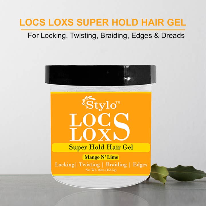 UB BRANDS INC - Vendita all'ingrosso Gel/Mousse per acconciature - Gel per capelli STYLO LOCS LOXS Super Hold Mango N Lime (16oz)