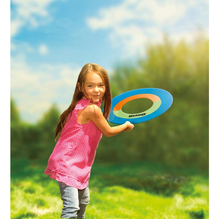 Toysmith - Wholesale Sporting Game - Kids & Baby - Get Outside GO™ Mini Beamo Flying Hoop 16", Throwing Disk