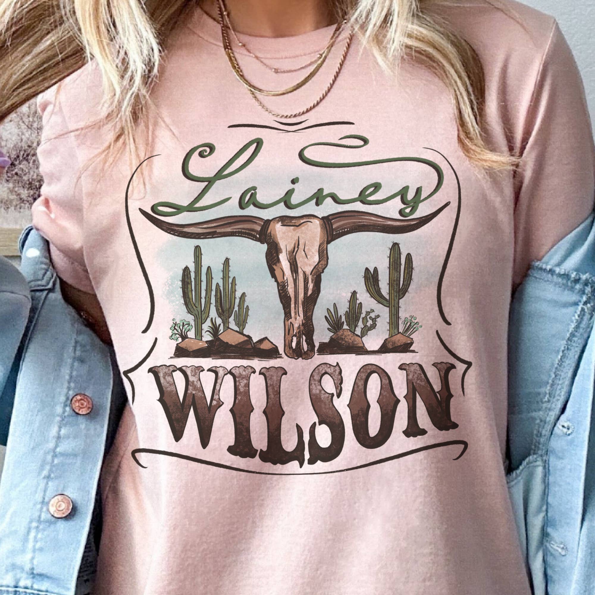 Par.tees by Party On! - Wholesale T-Shirt (Graphic) - Women's - Lainey Wilson Country Music Concert Nashville Graphic Tee2