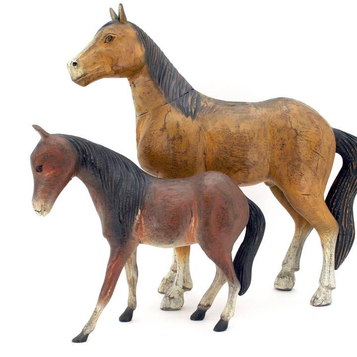 Bamboo Root Horses Set of 2 for wholesale by Housewares & Tabletops by Contrast Inc.