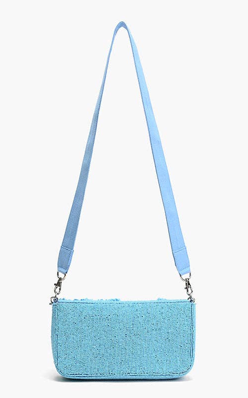 America & Beyond - Wholesale Shoulder Bag - Women's - Azure Blue Skyline Shoulder Bag4