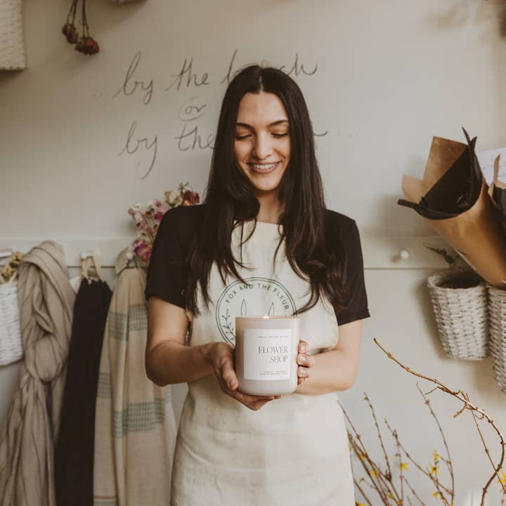 Sweet Water Decor - Wholesale Jar/Filled Candle - Flower Shop 15 oz Soy Candle, Matte Jar - Home Decor & Gifts