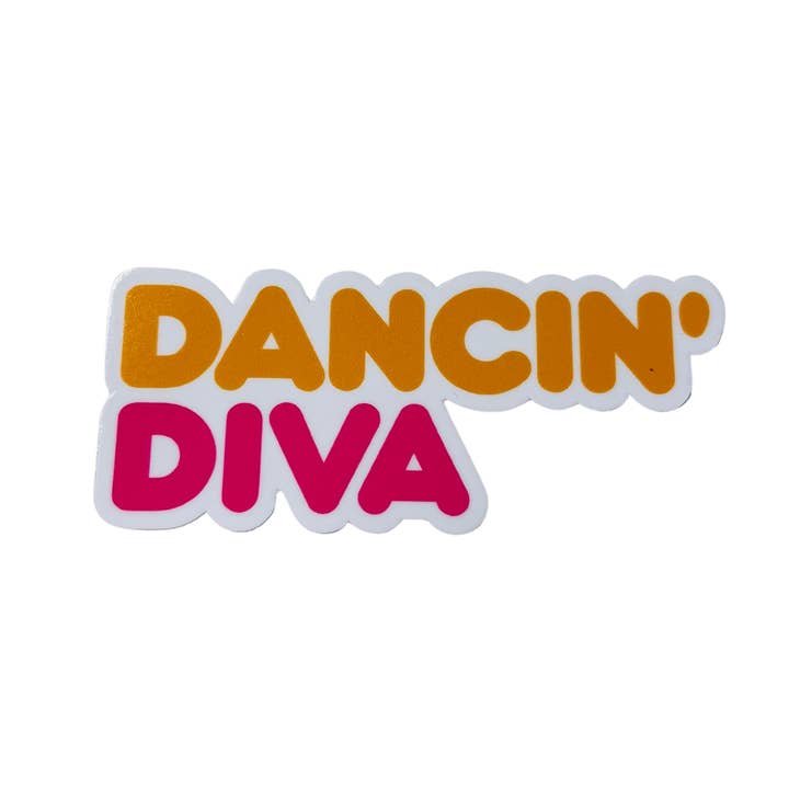 Denali & Co. - Wholesale Sticker - Dancin' Diva Sticker, 4" x 1.7"