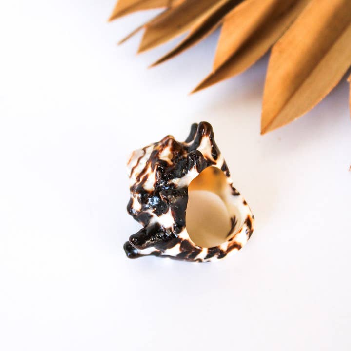 Bali Queen - Wholesale Cocktail/Statement Ring - Bali Shell Rings6