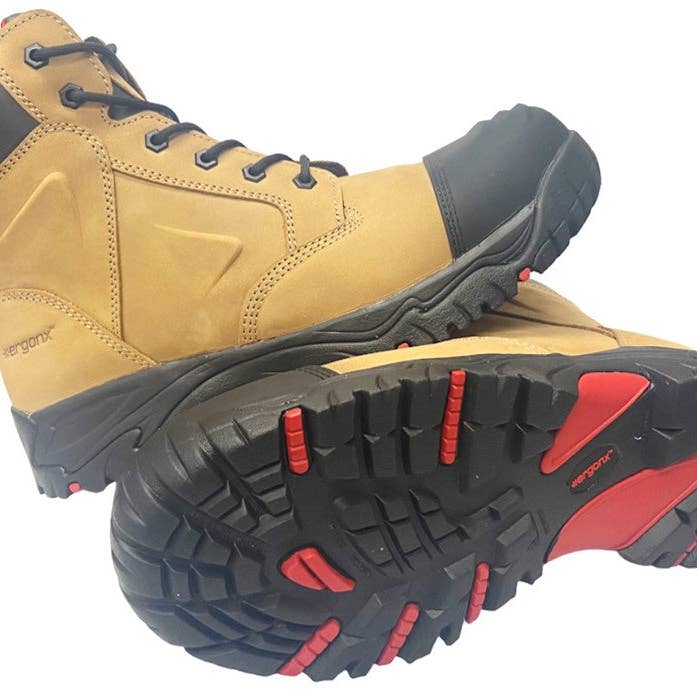 Docpods - Wholesale Combat/Military Boots - Men’s - Ergonx Safety Boots Lace Up (Helium) Tan9