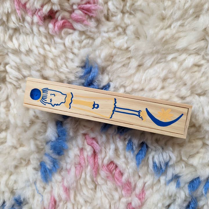 Foreignspell - Wholesale Decorative Box - Moon Gal | Hand-Painted, One-of-a-Kind Wooden Box1