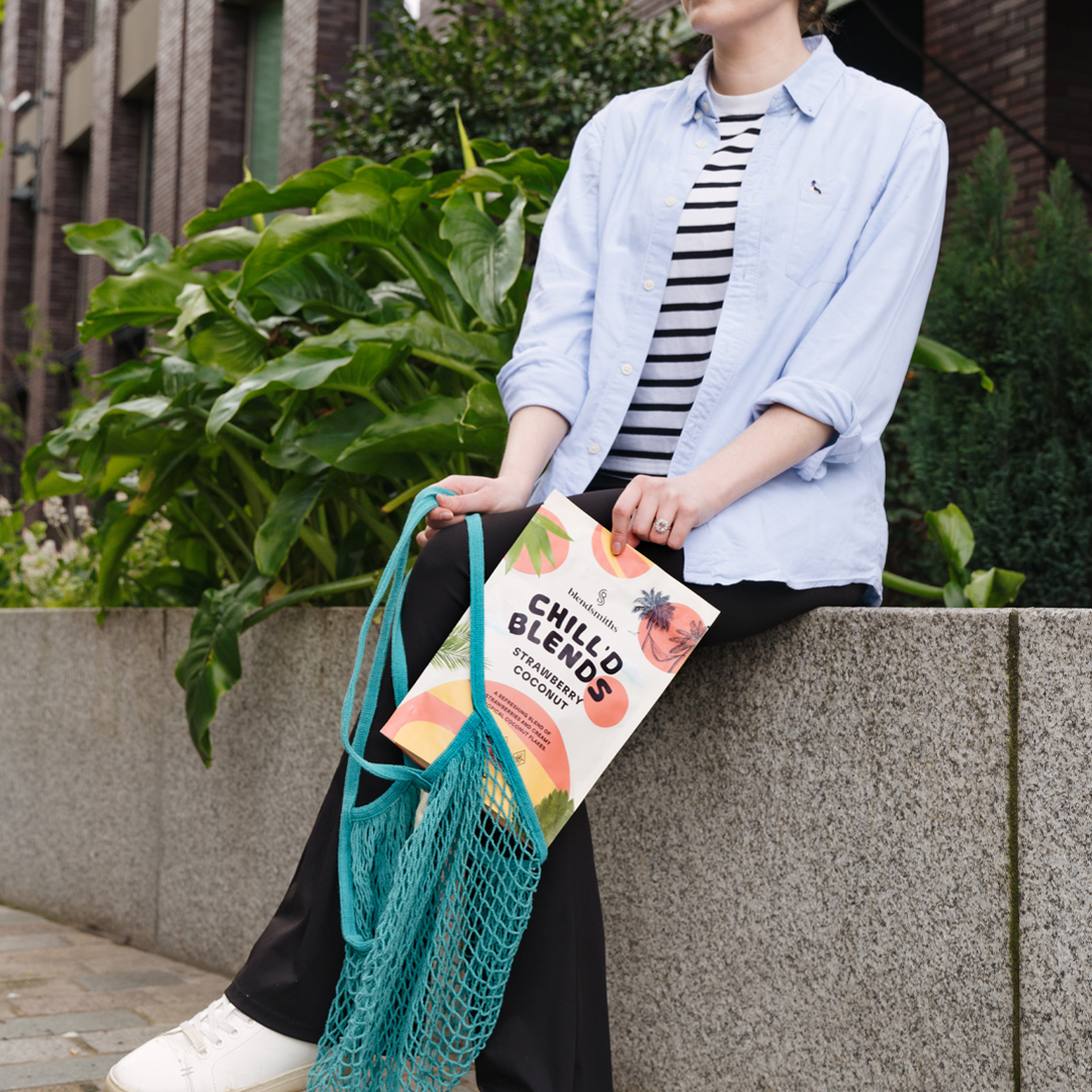 Blendsmiths Drinkmakers – Bebida saudável em pó por atacado – Coco de morango4