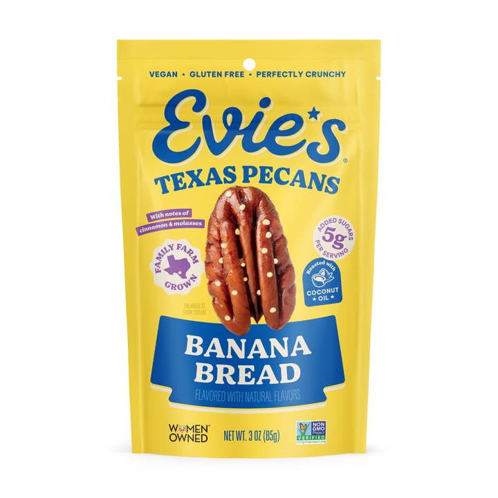 Evie's Snacks - Wholesale Nuts - Banana Bread Candied Pecans | Gourmet Spring & Easter Snack1