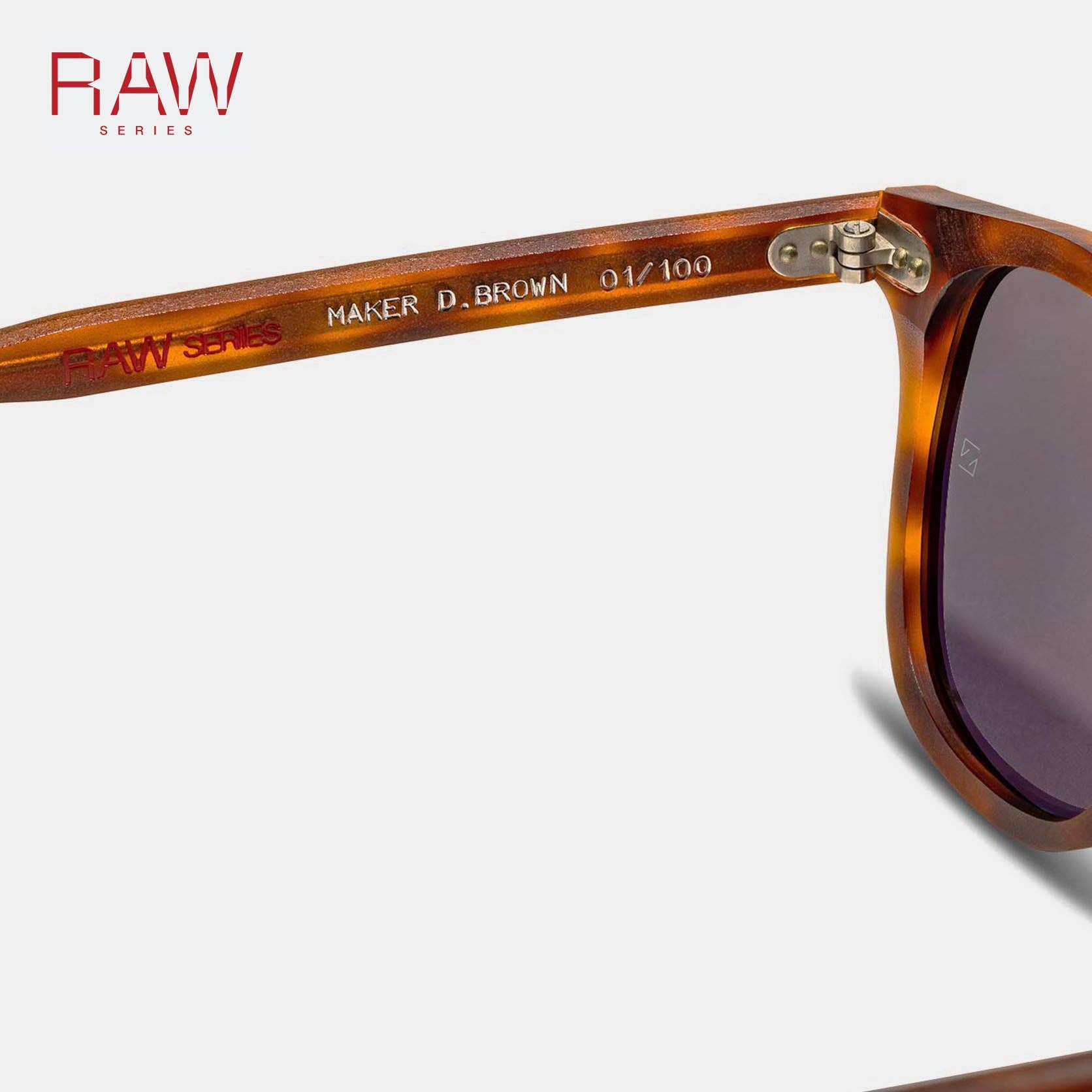 FORA - Wholesale Sunglasses - Unisex - Unisex Square Sunglasses | RAW Maker | Unpolished Acetate18