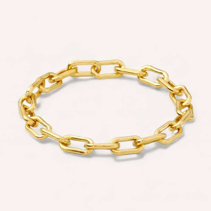Paperclip Chain Stacking Ring for wholesale by MISSA & KISSA