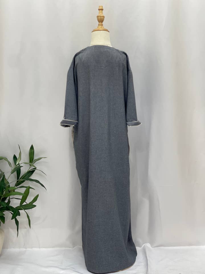 Palestinian Elegance - Wholesale Dress - Kids - Kids' High-Quality Thobe - Multiple Sizes and Colors25