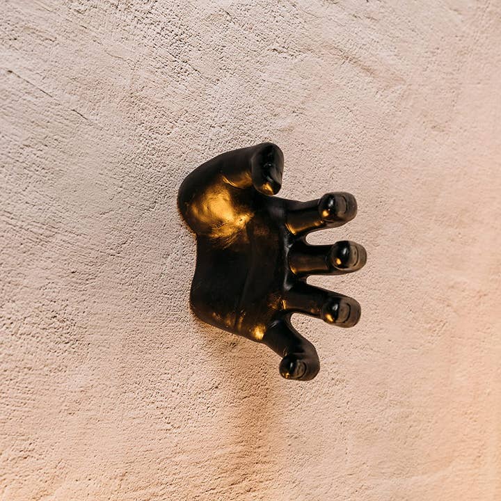 The Wine Savant / Khen Glassware - Wholesale Wall Accent - Decorative Hand Wall Decor Halloween Aesthetic Hanging Wall