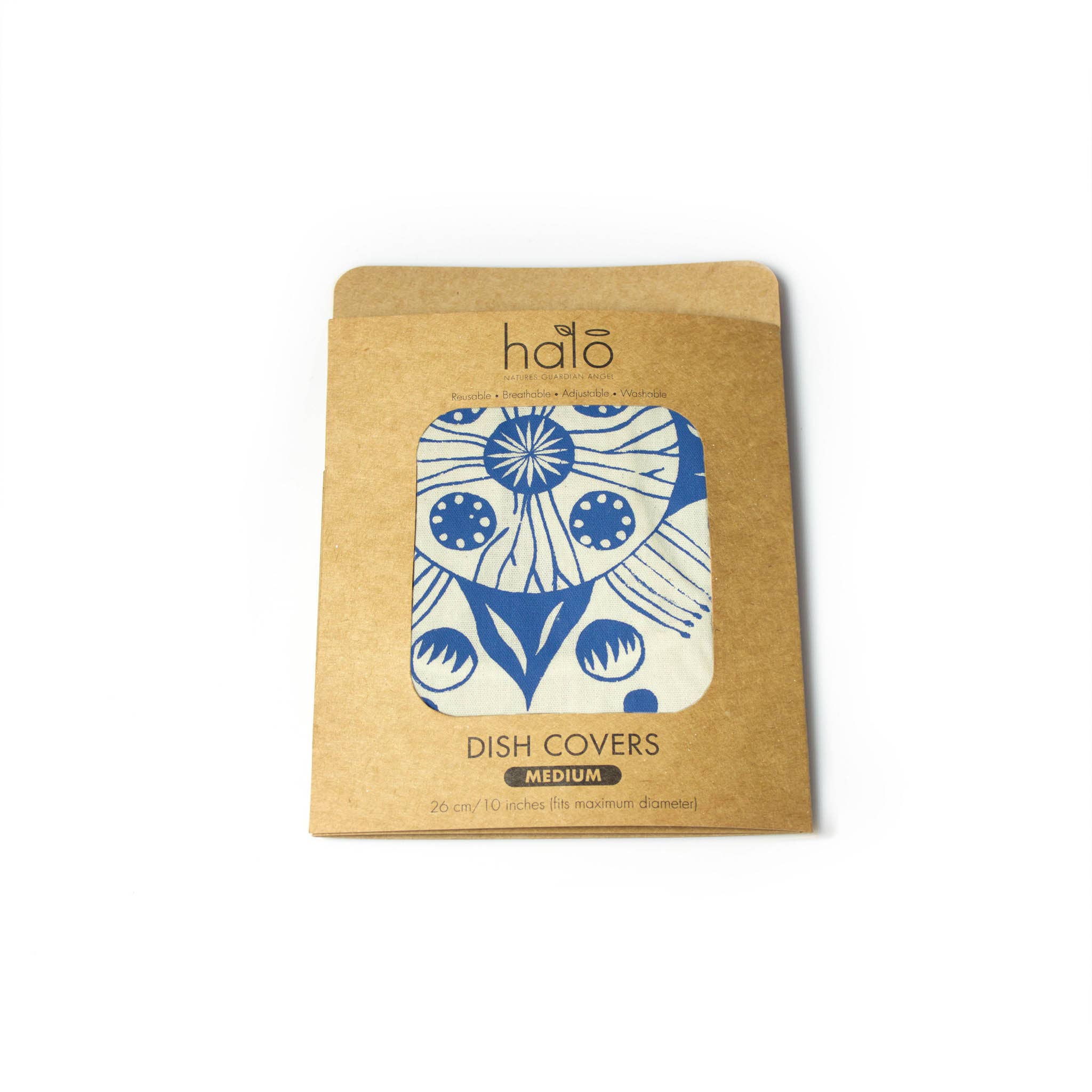 Halo Dish Covers - Wholesale Food Storage Wrap/Bag - Halo Dish & Bowl Cover Medium | Aloe Print3