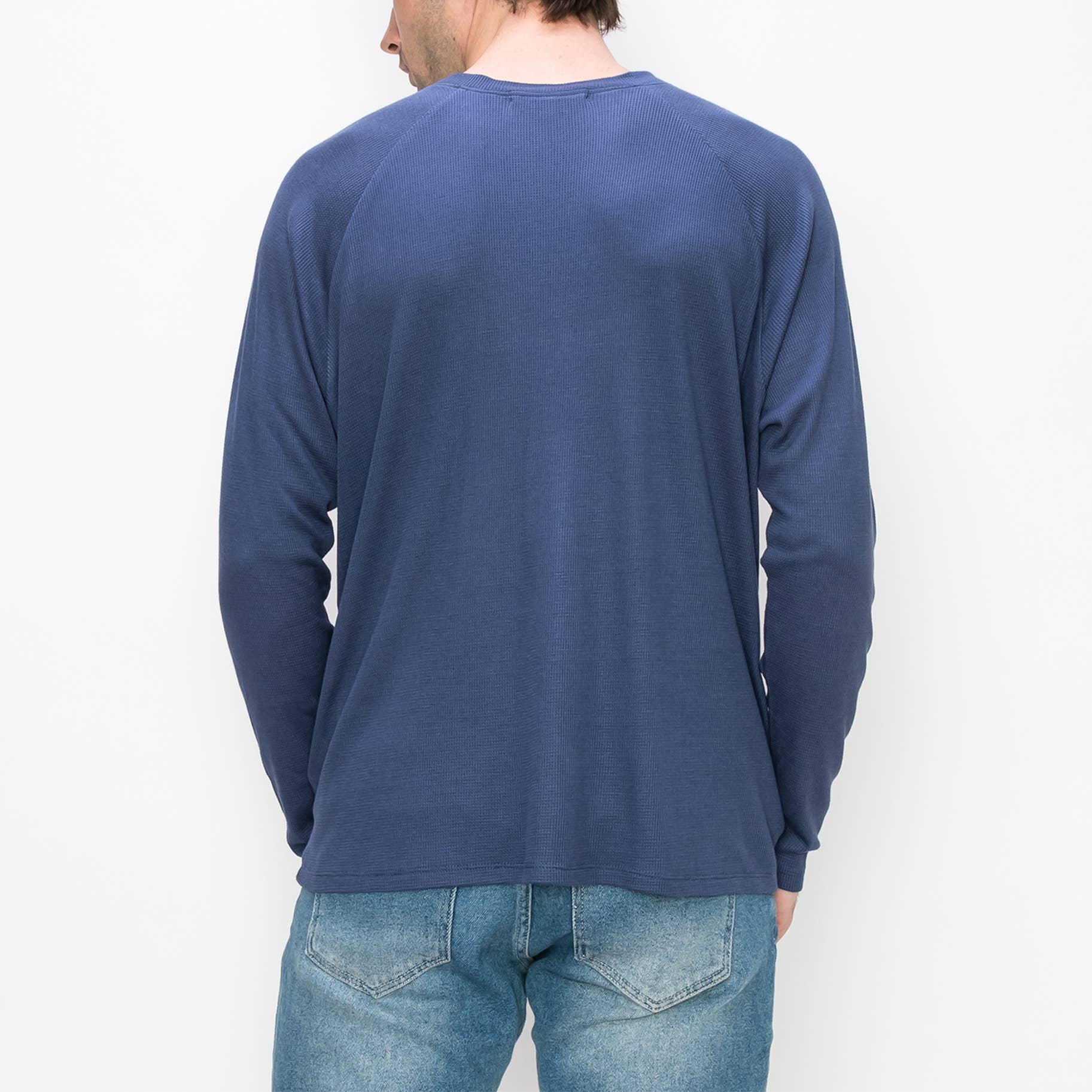 Coin 1804 - Wholesale T-Shirt - Men's - BABY THERMAL LONG SLEEVE HENLEY7