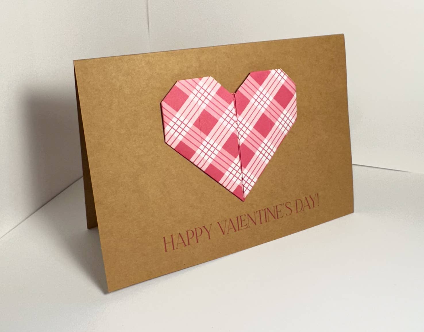 Handmade Aloha Kauai - Wholesale Everyday Greeting Card - Handmade Orgami Heart Card - Palaka Print6