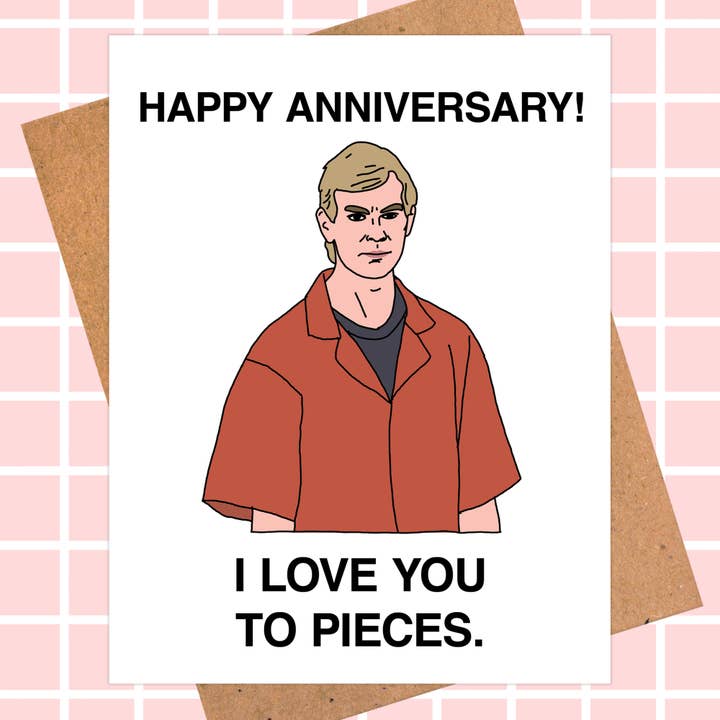 Jeffrey Dahmer Serial Killer Anniversary Card for wholesale by Pop Hot Cards