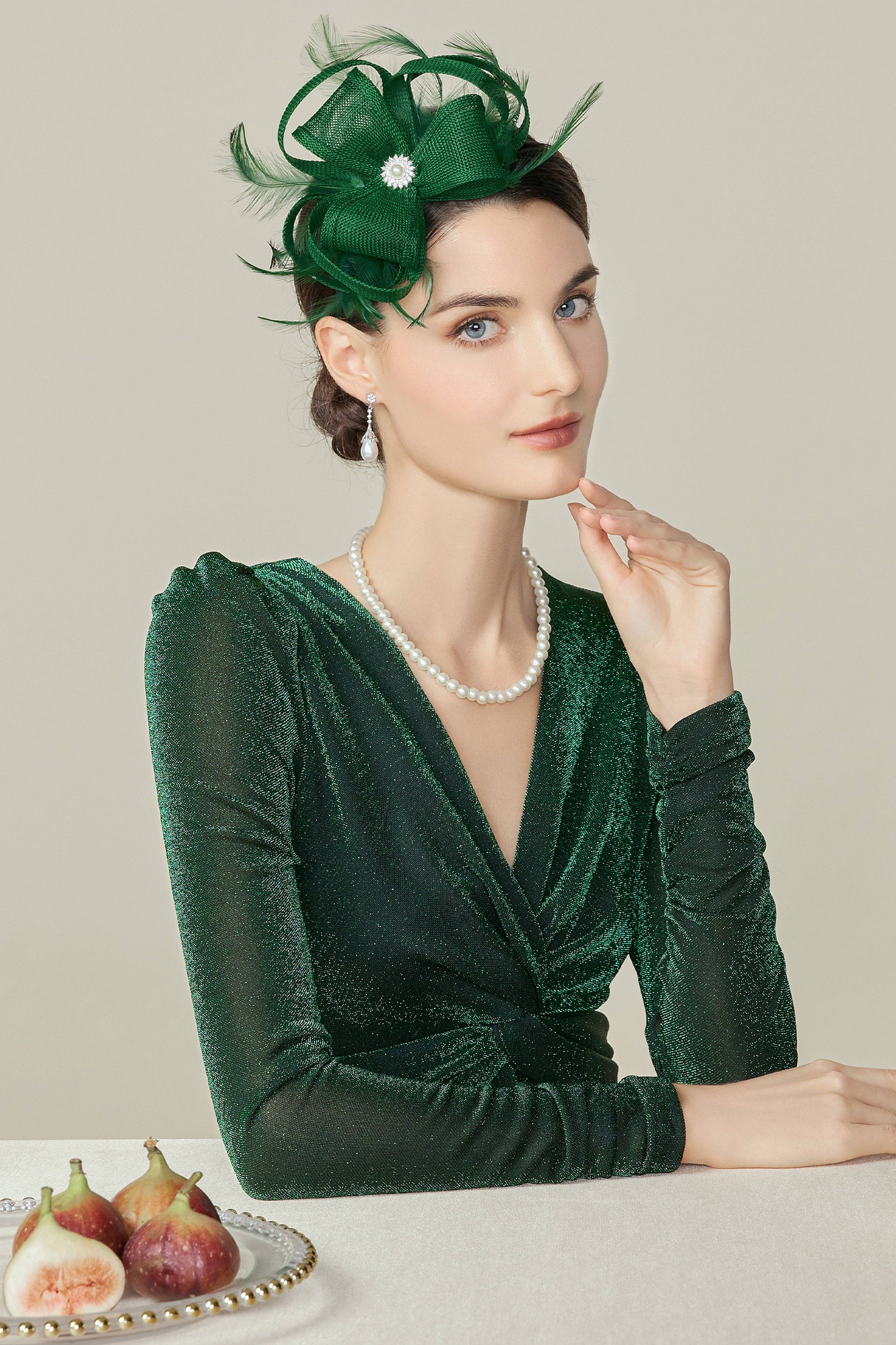 BABEYOND - Wholesale Fascinator Hat - Women's - Graceful Tea Party Derby Fascinator10