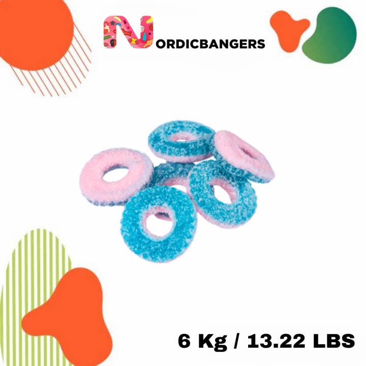Nordicbangers - Swedish Candy Supply - Wholesale Gummy - Swedish Candy - FIZZY RINGS1