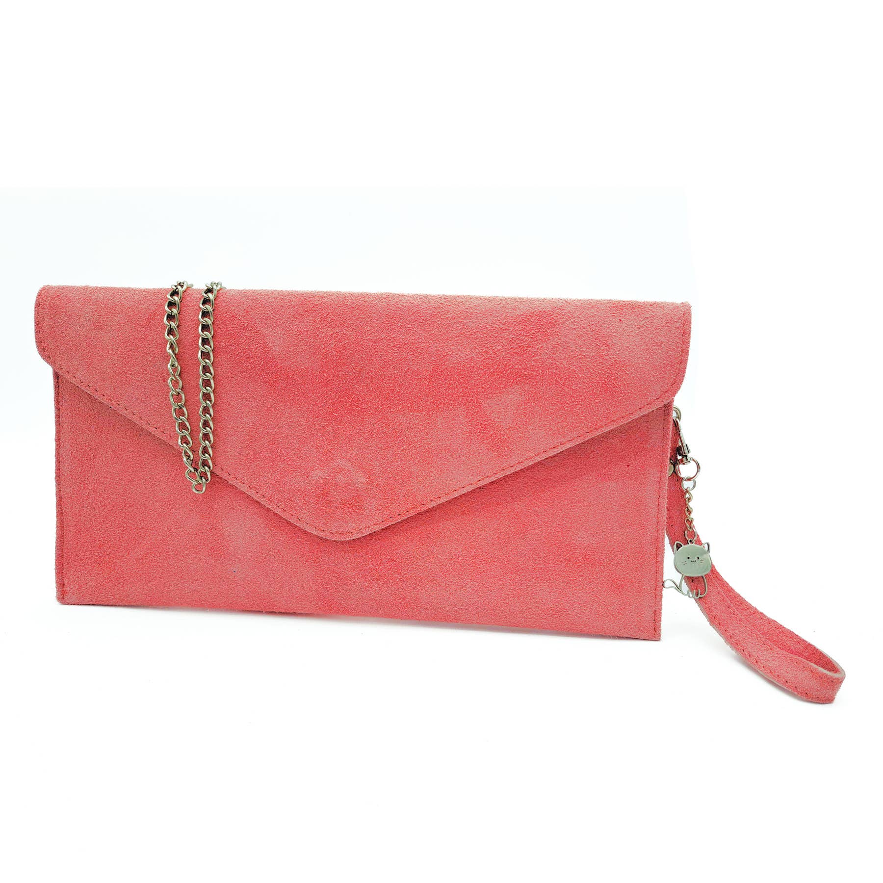 Ellas Trading - Wholesale Clutch Bag - Women's - Italian Suede Envelope Clutch Messenger Handbag13