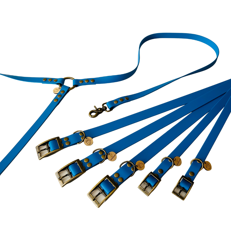 KITSUNE.DOG - Wholesale Pet Collar - Dog - Pastel blue biothane collar - BLUE1