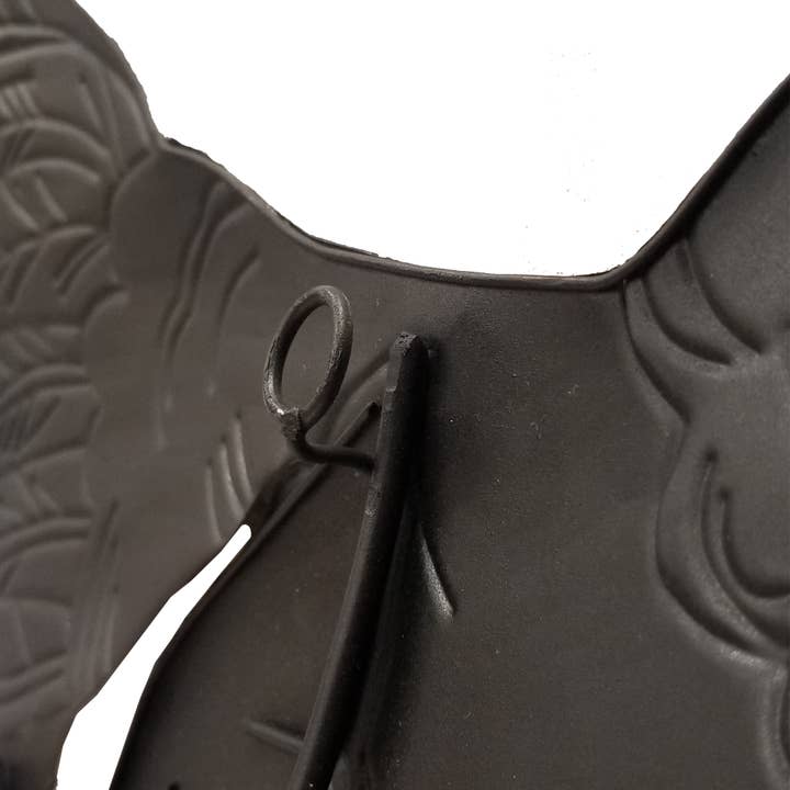 Eangee Home Design – wholesale Dimensionell/3D-väggkonst – Rooster Väggdekor Röd Vit Och Blå, w/Capiz-Outdoor Safe6