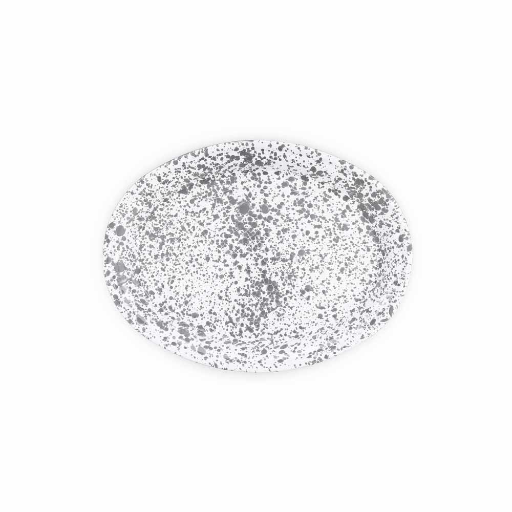 Crow Canyon Home - Wholesale Platter - Splatter Enamelware Oval Platter3