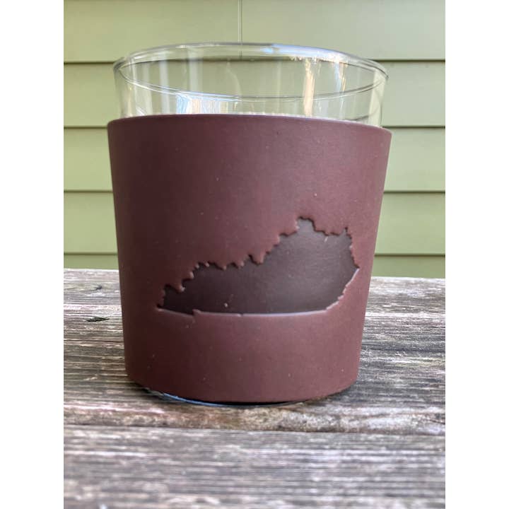 Mit Leder umwickeltes Whiskeyglas - für den Großhandel von Jimmyrockit