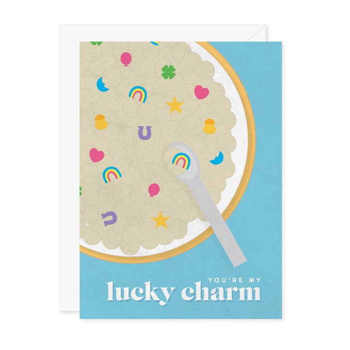 You're My Lucky Charm Greeting Card for wholesale by Carmela & Co.