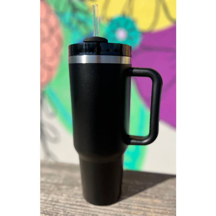 Briano Wholesale - Wholesale Insulated Mug/Tumbler - Solid 40oz Tumblers with Grip