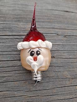 Vickie Jean's Creations Inc - Wholesale Light Bulb/Puck - Primitive Santa