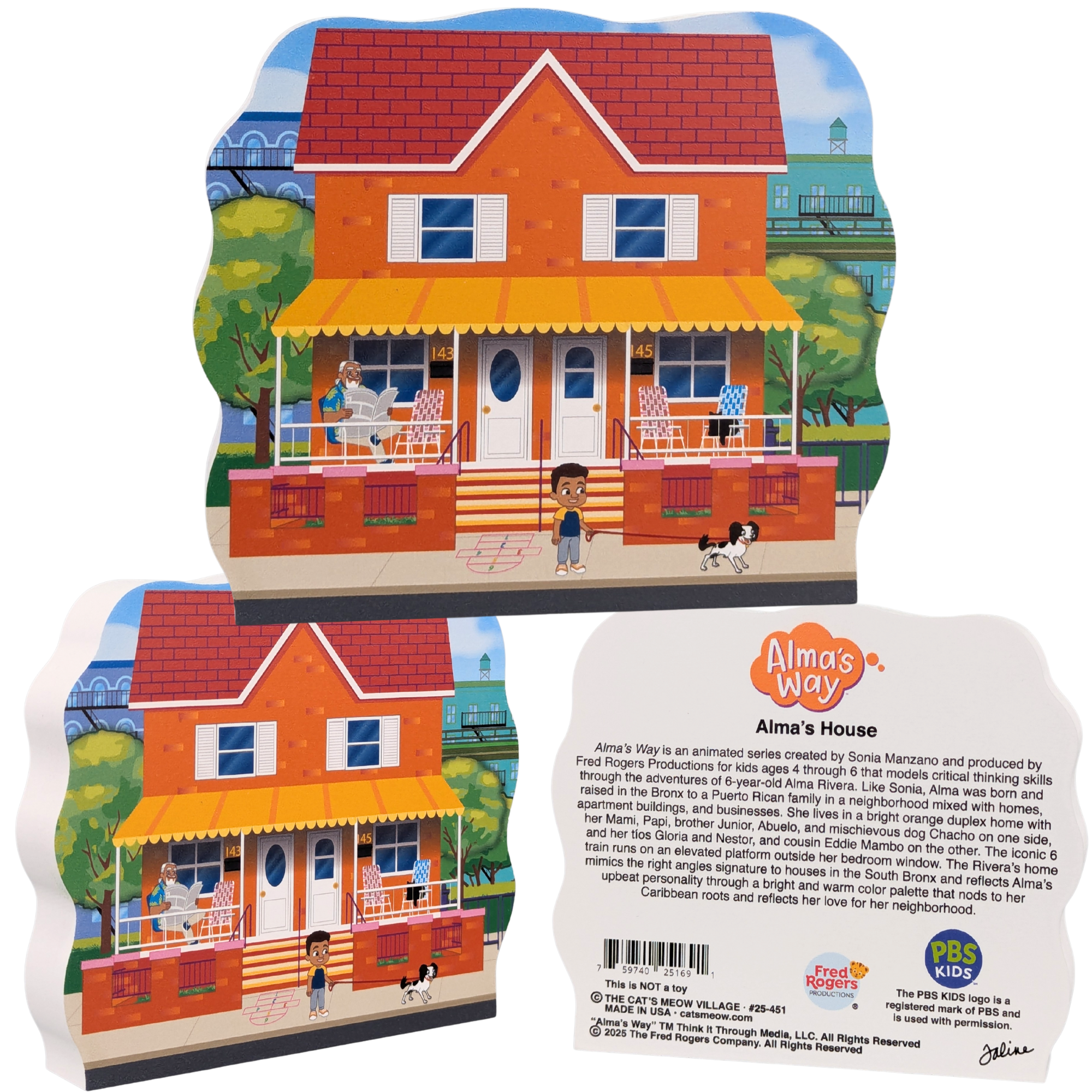 Cats Meow Village - Wholesale Decorative Tabletop Object - Alma's Way Neighbourhood (5pcs) -Cats Meow Village2